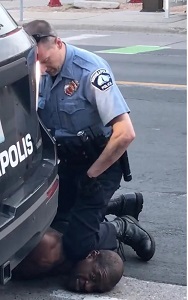 The last moments of George Floyd